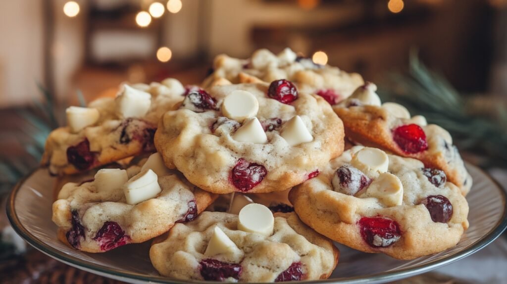 White Chocolate Cranberry Cookies