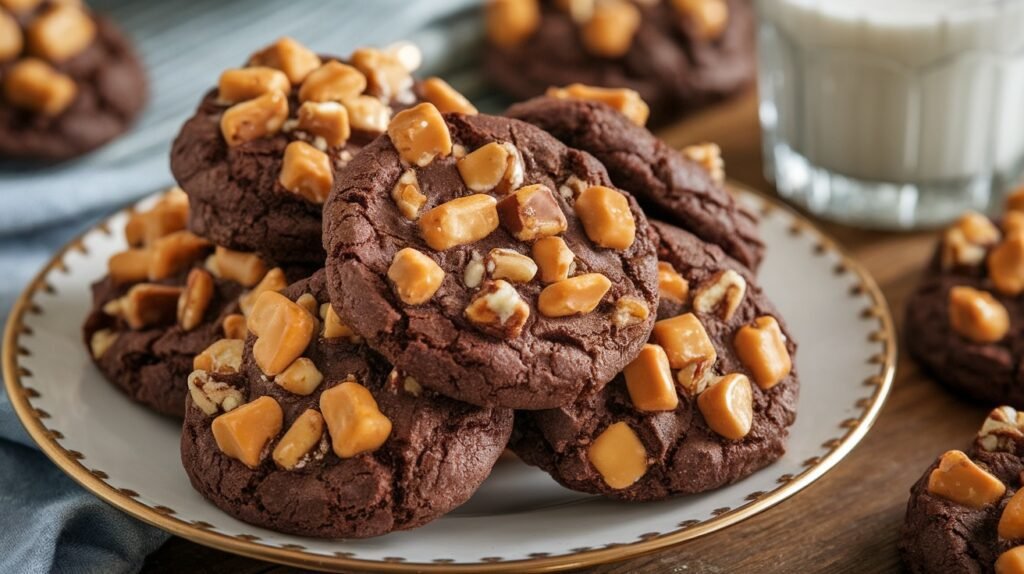 Chocolate Toffee Cookies