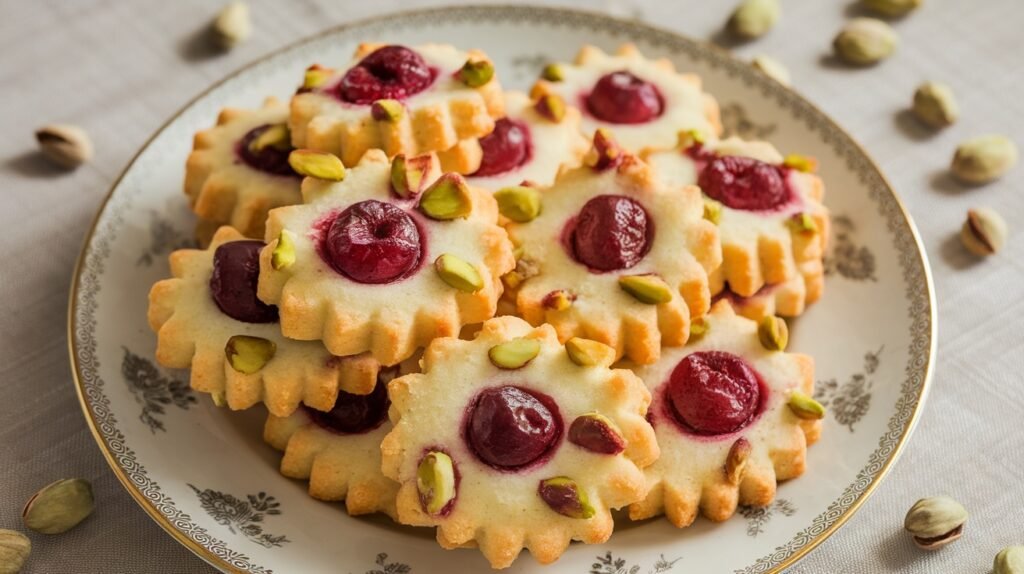 Cherry Pistachio Shortbread