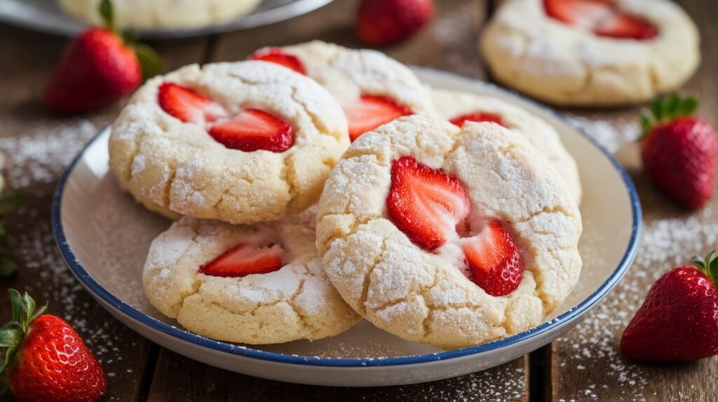Strawberry Sugar Cookies