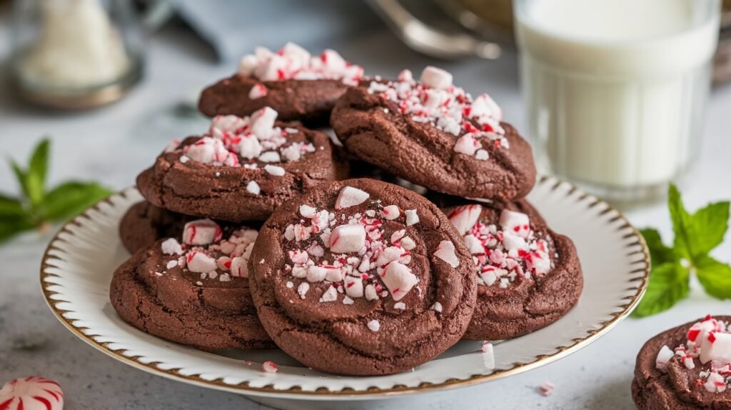 Chocolate Mint Cookies