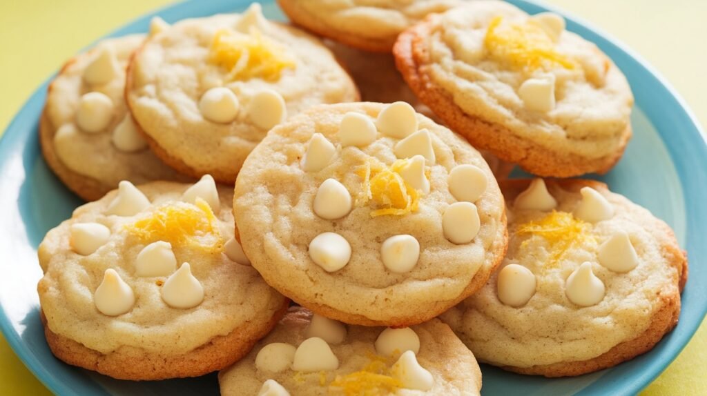 Lemon White Chocolate Cookies
