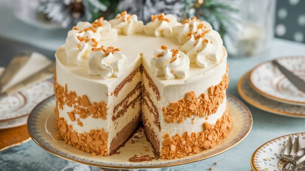 Butter Brickle Ice Cream Cake