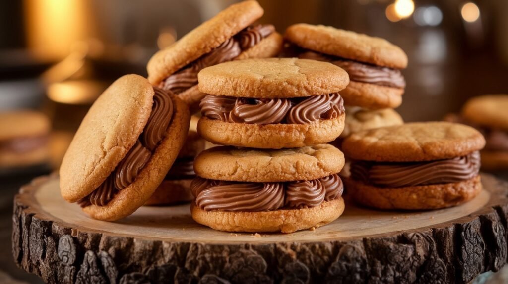 Nutella Cookie Sandwiches