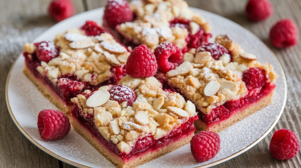 Raspberry Almond Bars