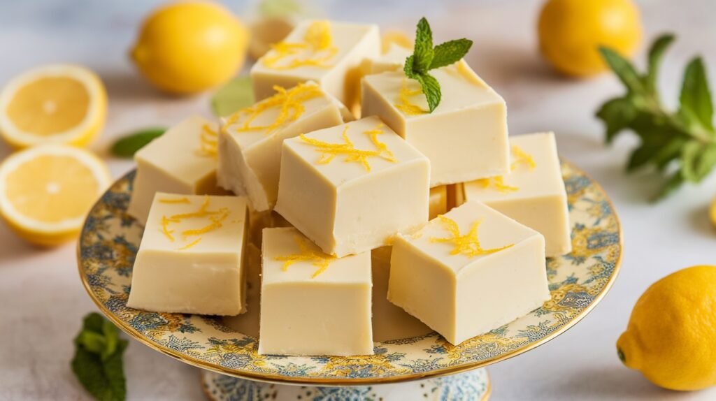 White Chocolate Lemon Fudge