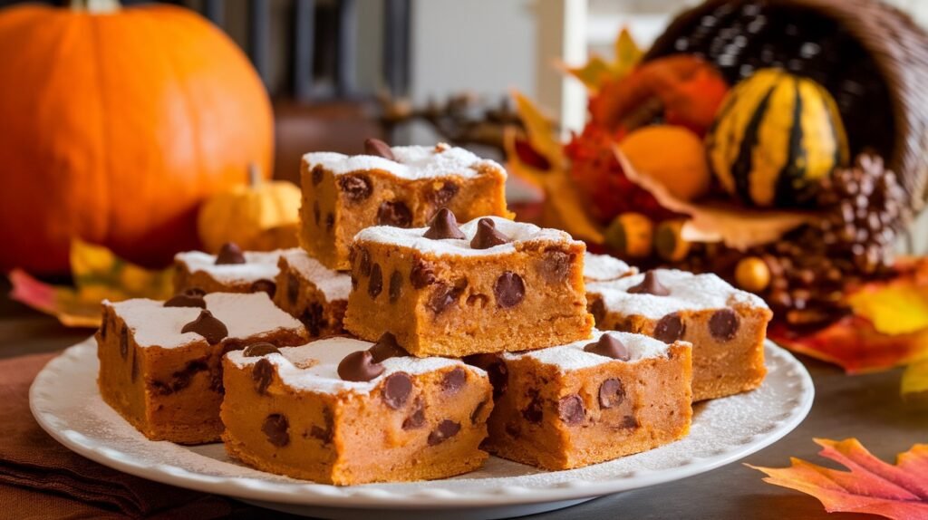 Pumpkin Chocolate Chip Bars