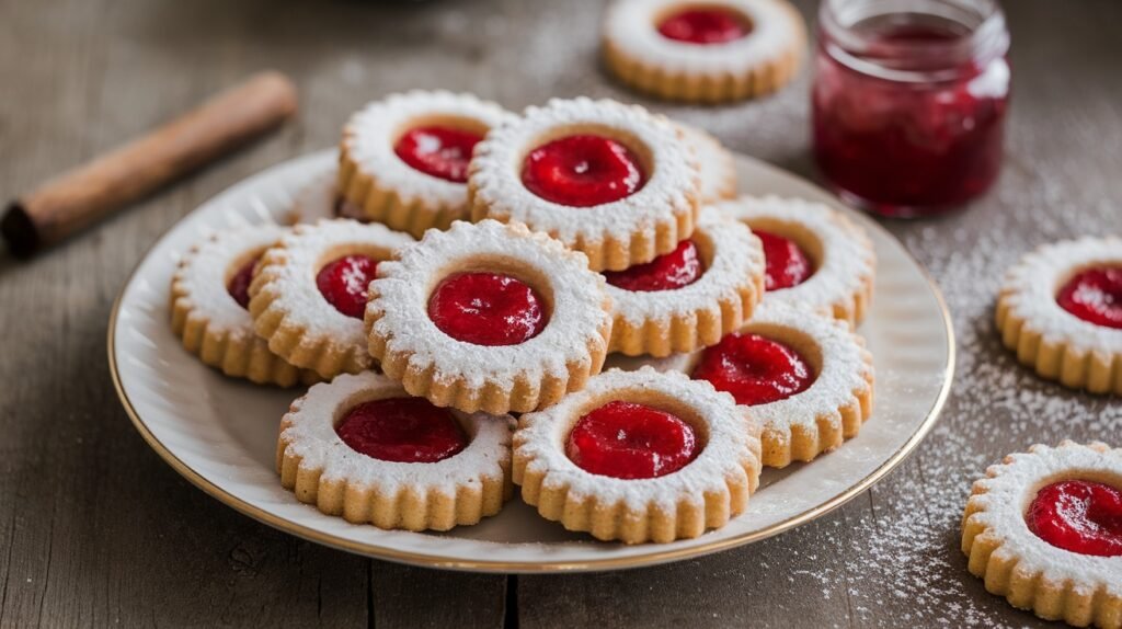 Strawberry Jam Thumbprints