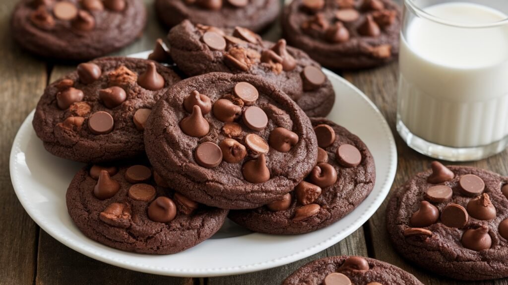 Triple Chocolate Cookies
