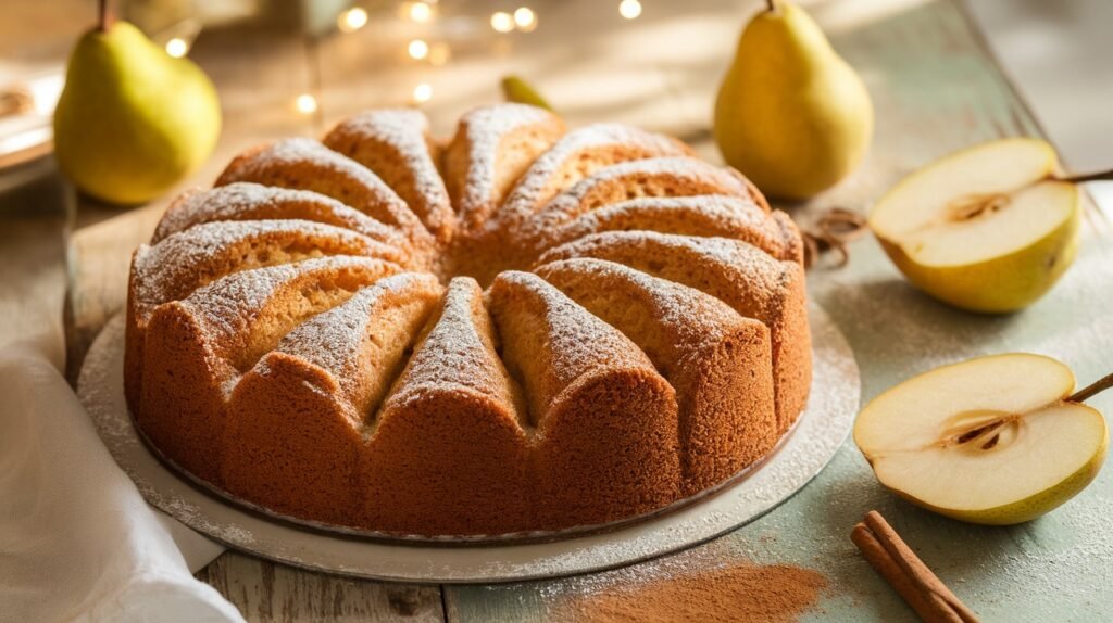 Spiced Pear Cake
