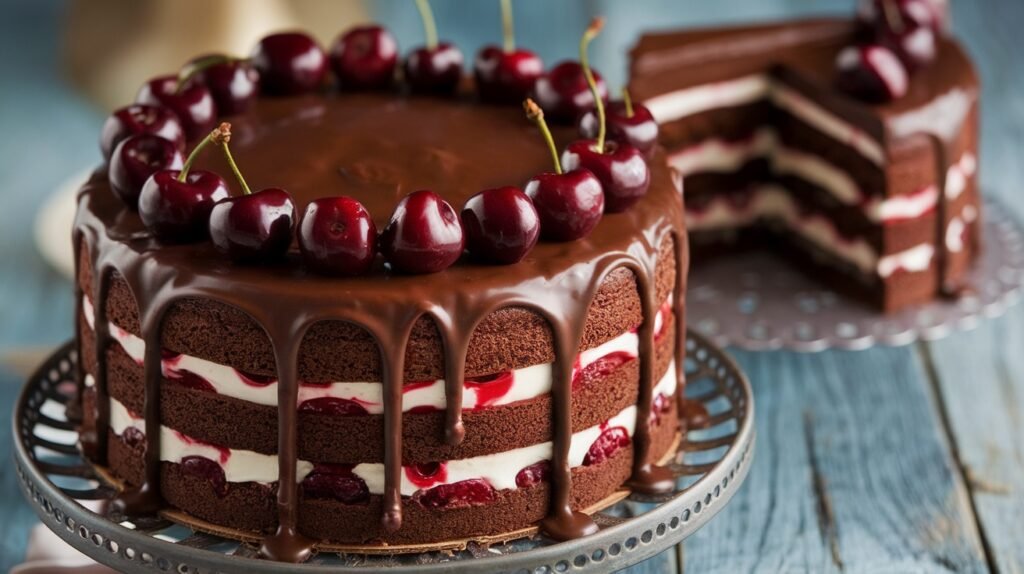 Chocolate Covered Cherry Cake