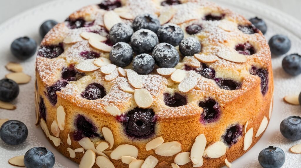 Blueberry Almond Cake