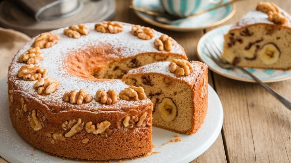 Banana Walnut Cake