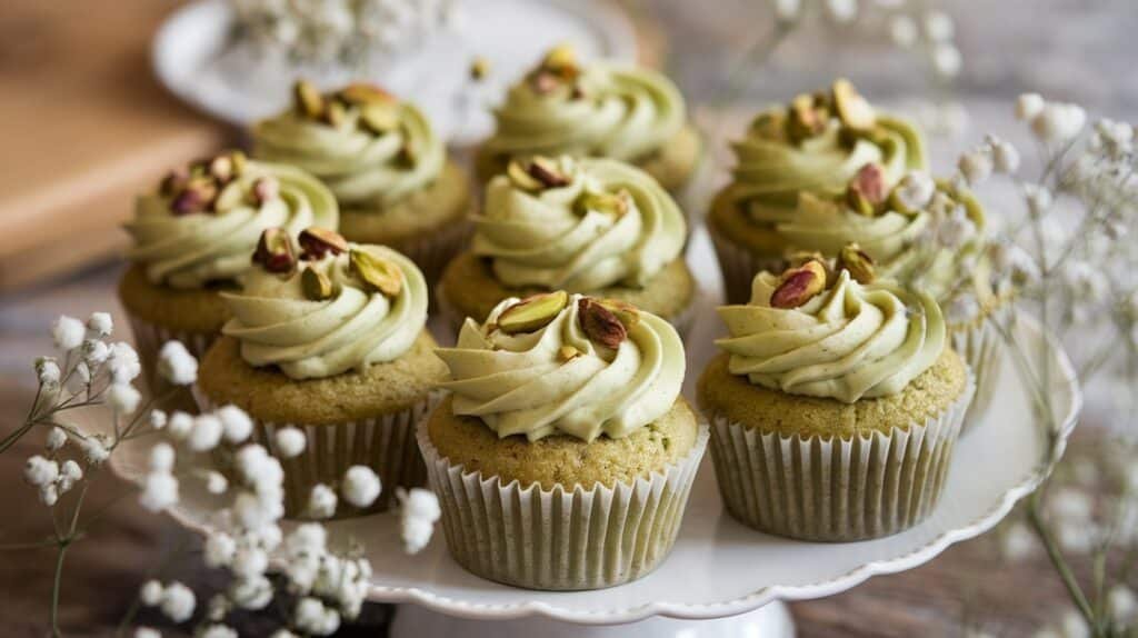 Pistachio Cupcakes