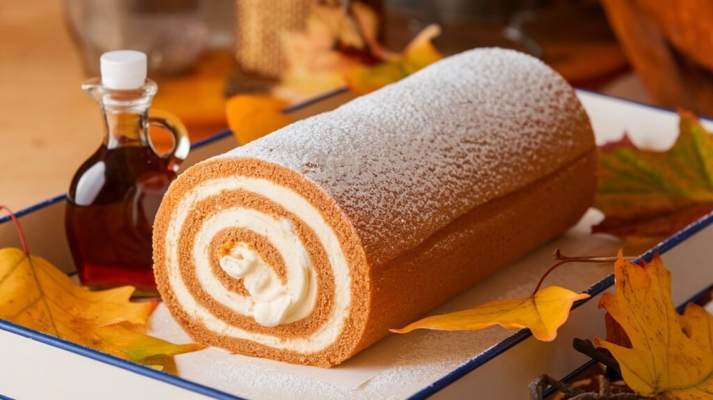 Maple Cream Cake Roll