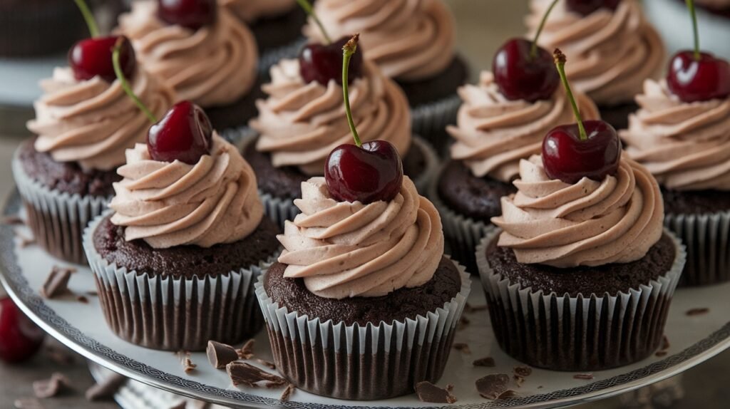 Cherry Chocolate Cupcakes
