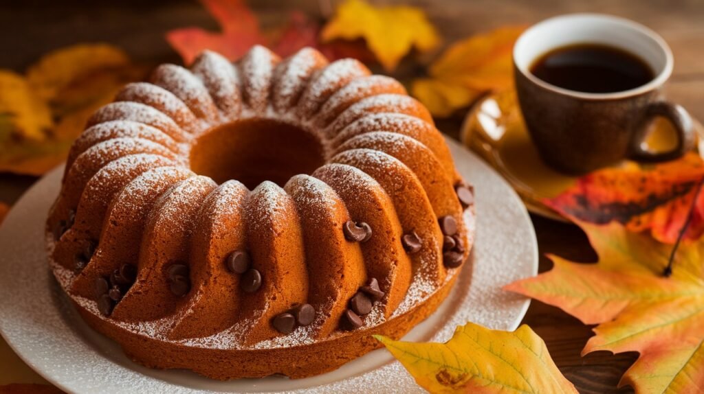 Pumpkin Chocolate Chip Bundt Cake