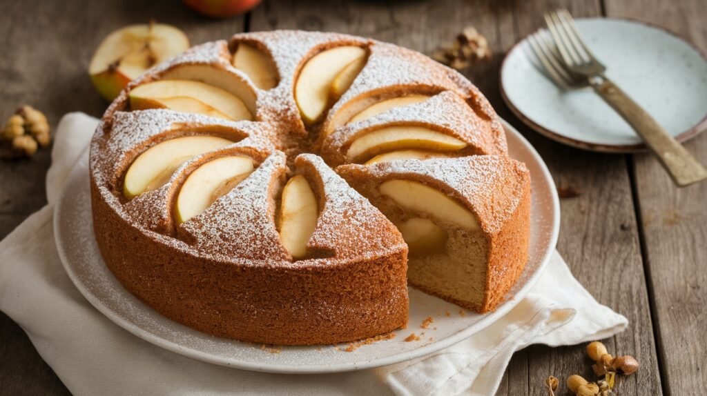Brown Sugar Apple Cake