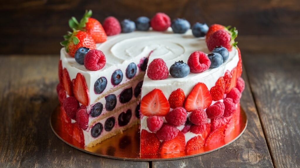 Triple Berry Cake
