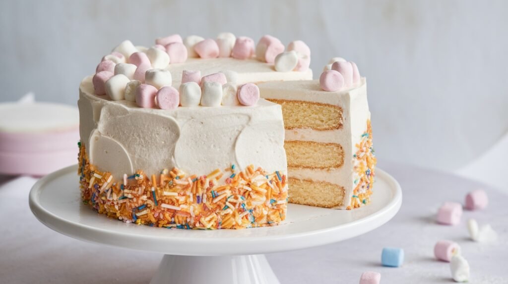 Marshmallow Cloud Cake