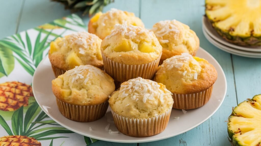 Pineapple Coconut Muffins