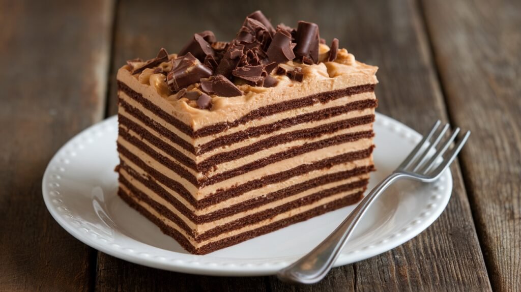 Chocolate Peanut Butter Icebox Cake
