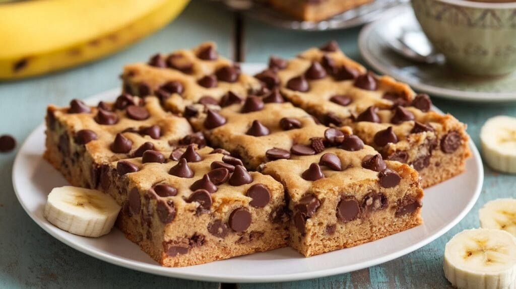 Chocolate Chip Banana Bars