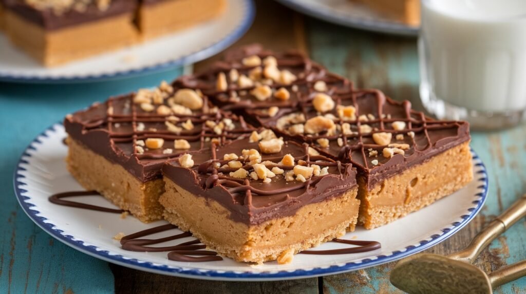 No Bake Peanut Butter Bars