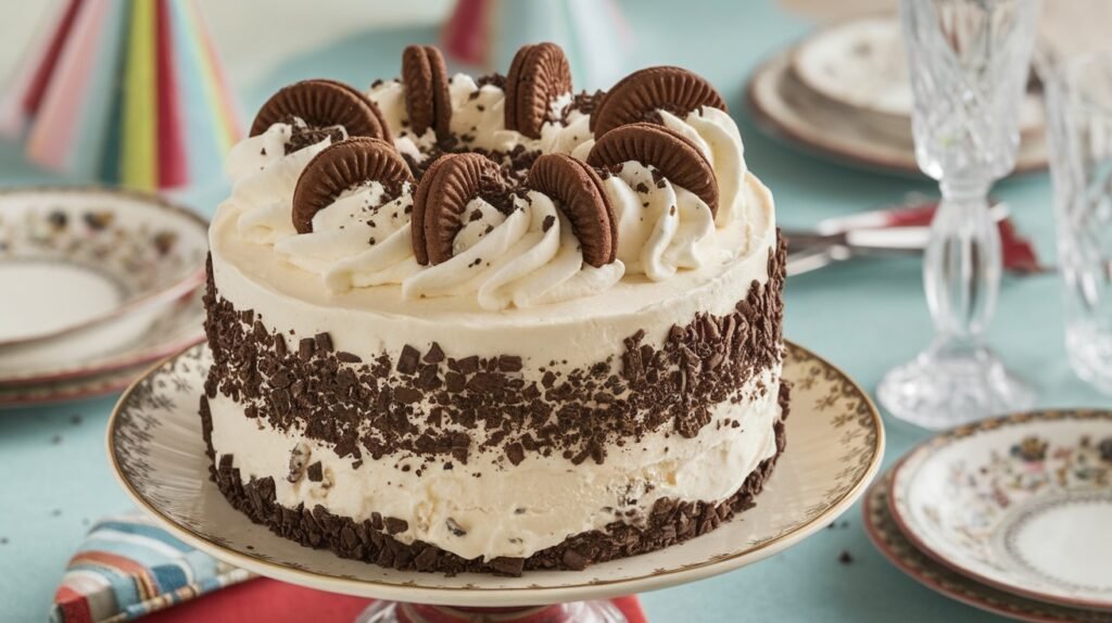Cookies and Cream Ice Cream Cake