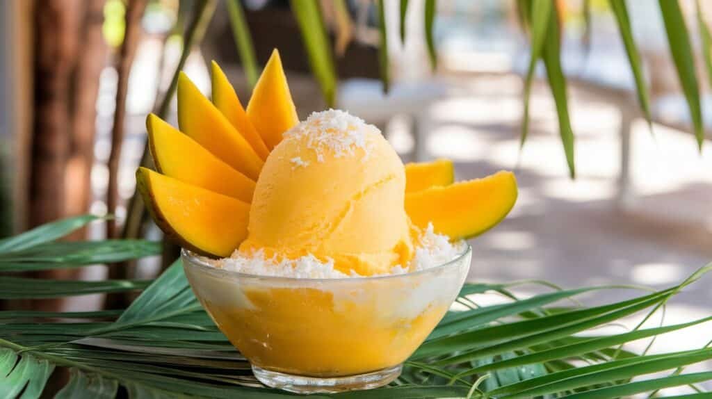 Mango Coconut Sorbet