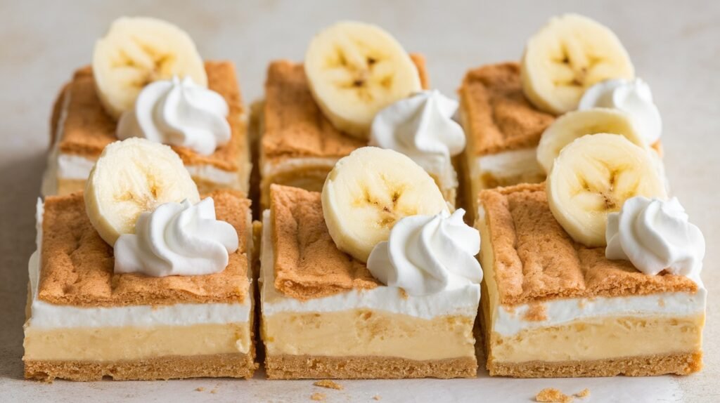 Banana Cream Icebox Bars