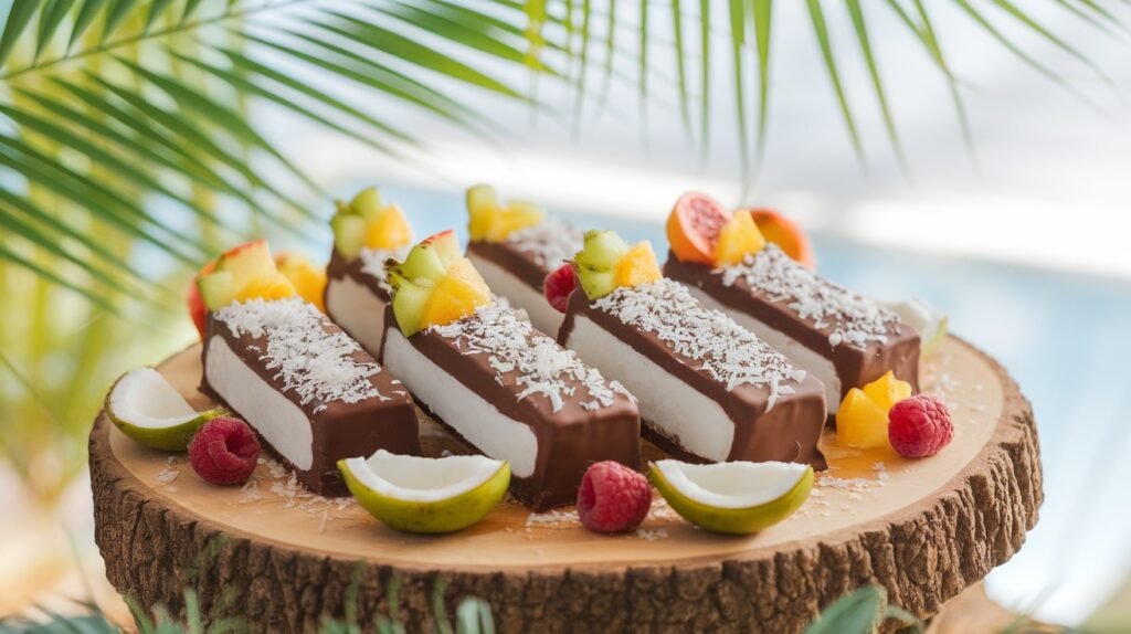 Coconut Milk Ice Cream Bars