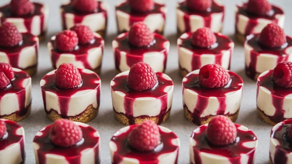 No Bake Raspberry Cheesecake Cups