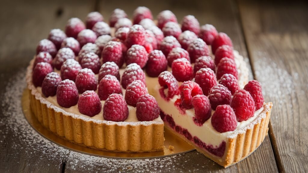 Raspberry Almond Tart