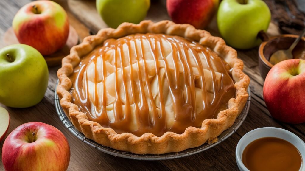 Salted Caramel Apple Pie