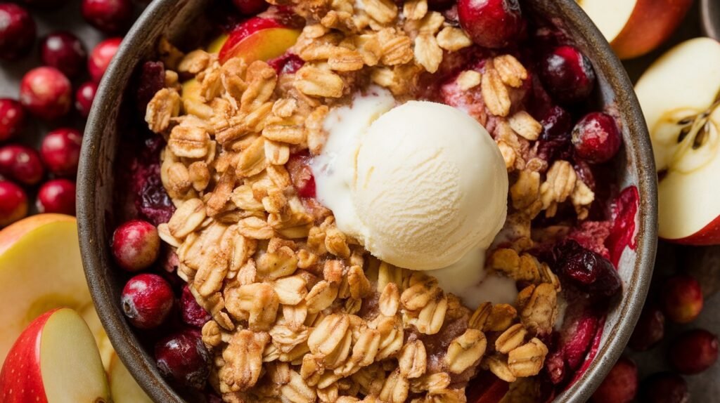 Apple Cranberry Crisp