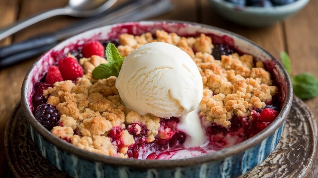 Mixed Berry Crumble