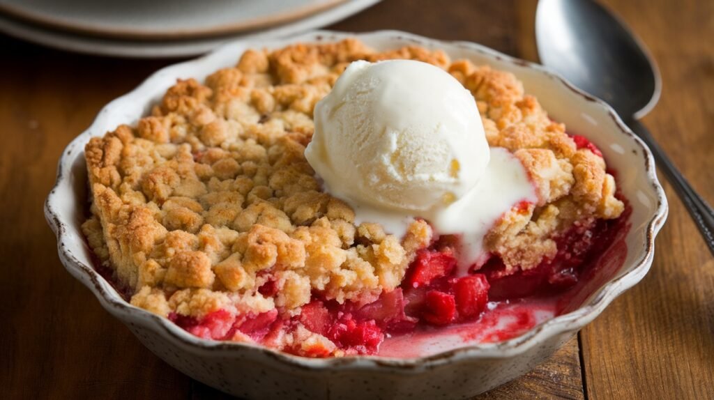 Strawberry Rhubarb Crisp