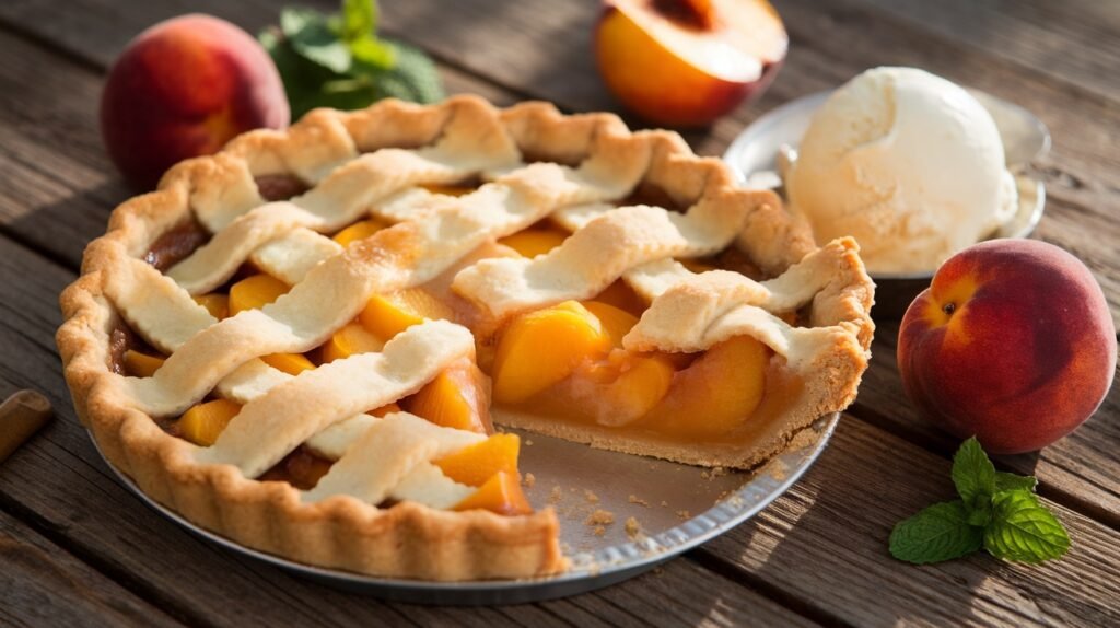 Peach Bourbon Pie