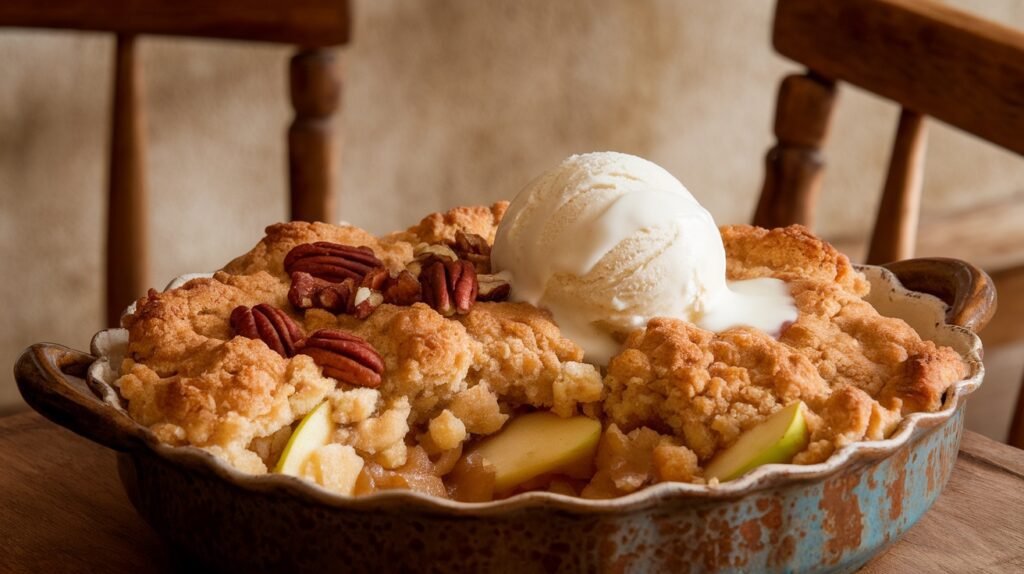 Pecan Apple Cobbler