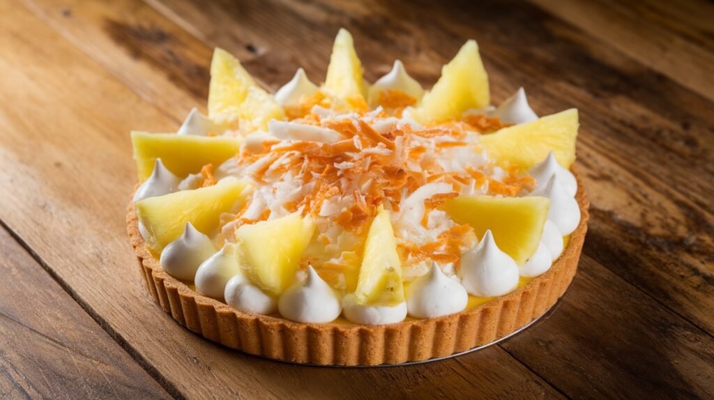 Pineapple Coconut Tart