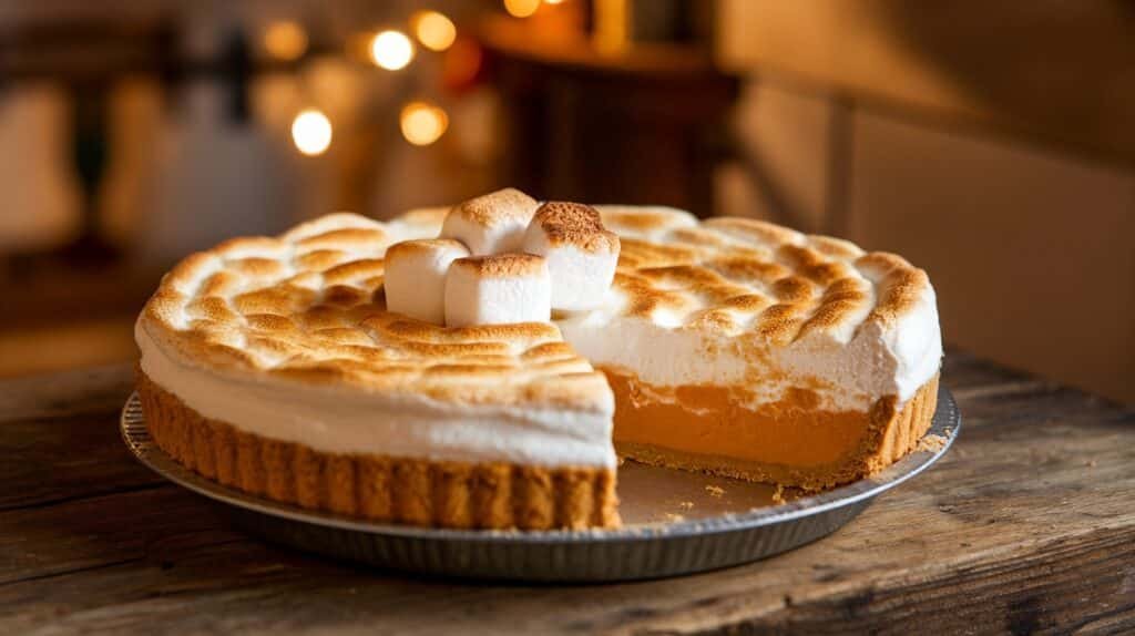 Sweet Potato Marshmallow Pie