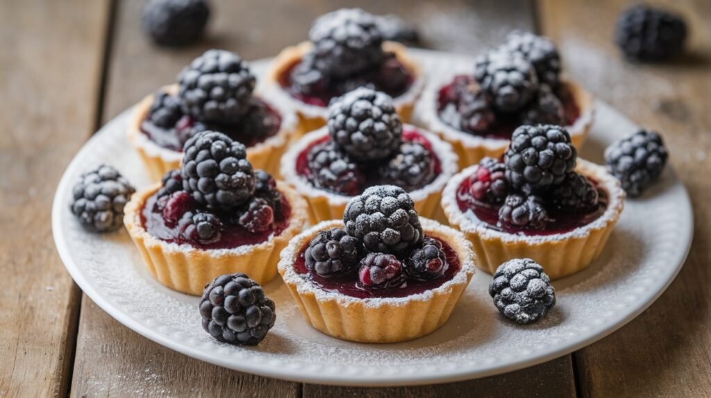 Lemon Blackberry Tartlets