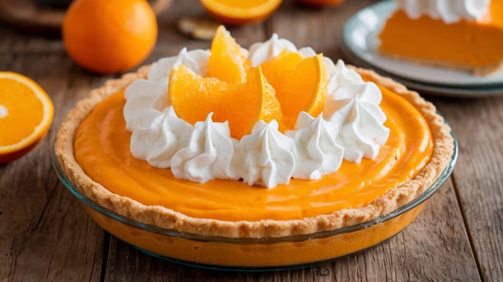 Orange Pudding Pie