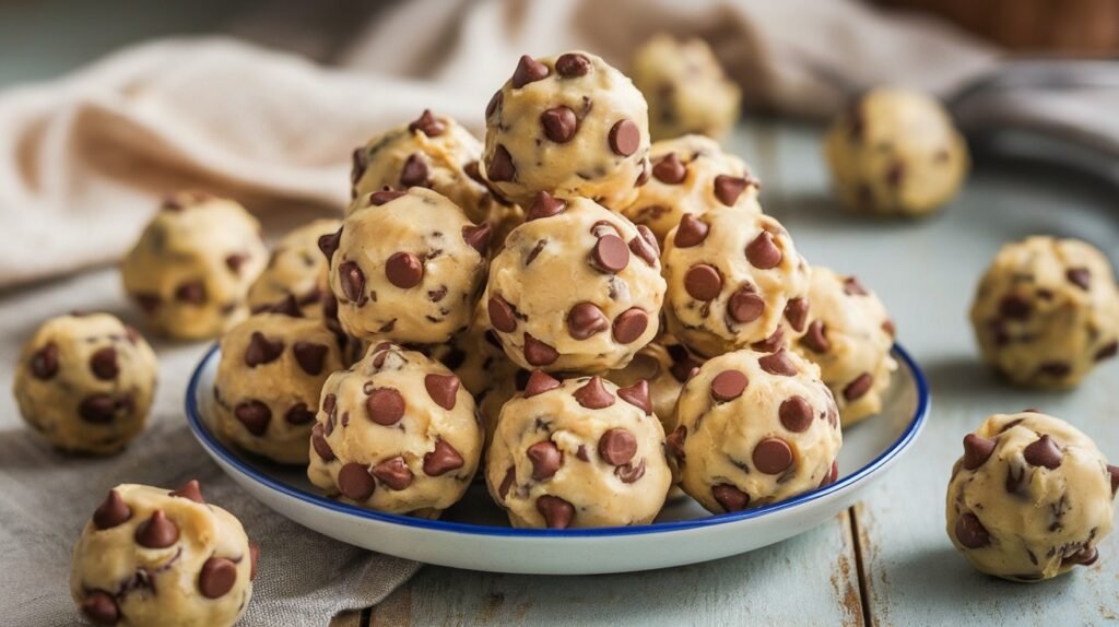 No Bake Cookie Dough Balls