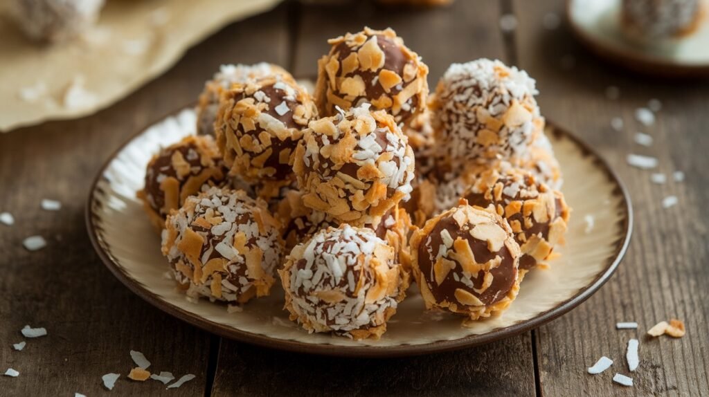 Toasted Coconut Truffles