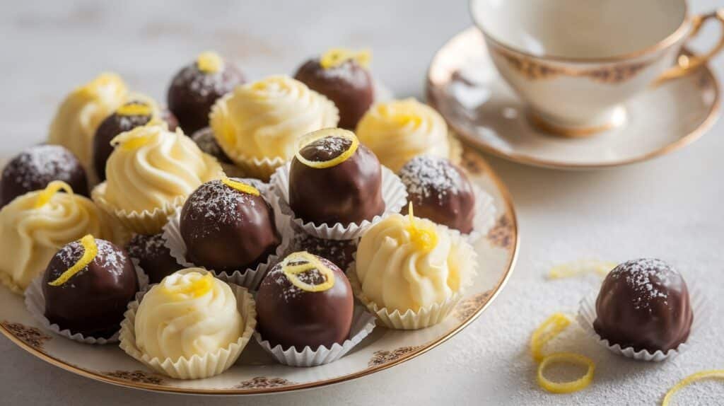 Lemon Cream Truffles