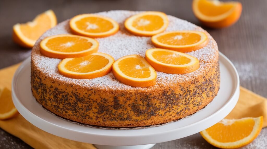Orange Poppy Seed Cake