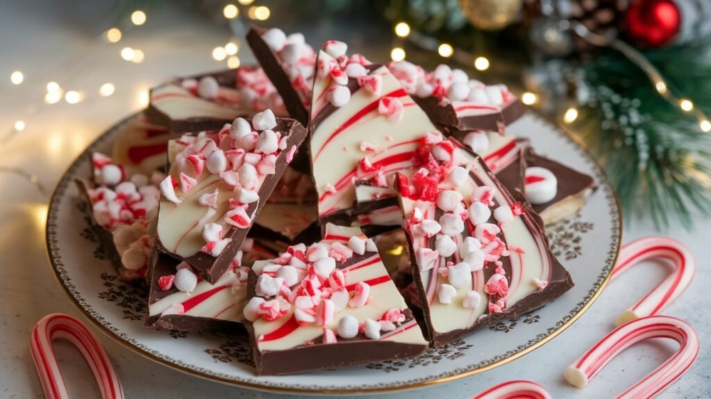 Candy Cane Chocolate Bark