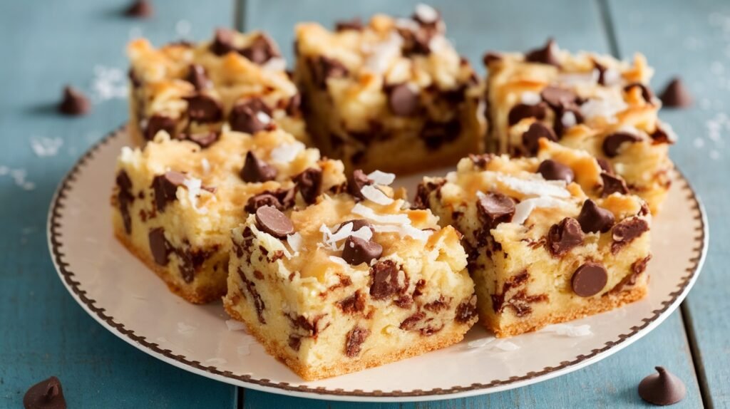 Coconut Chocolate Chip Bars